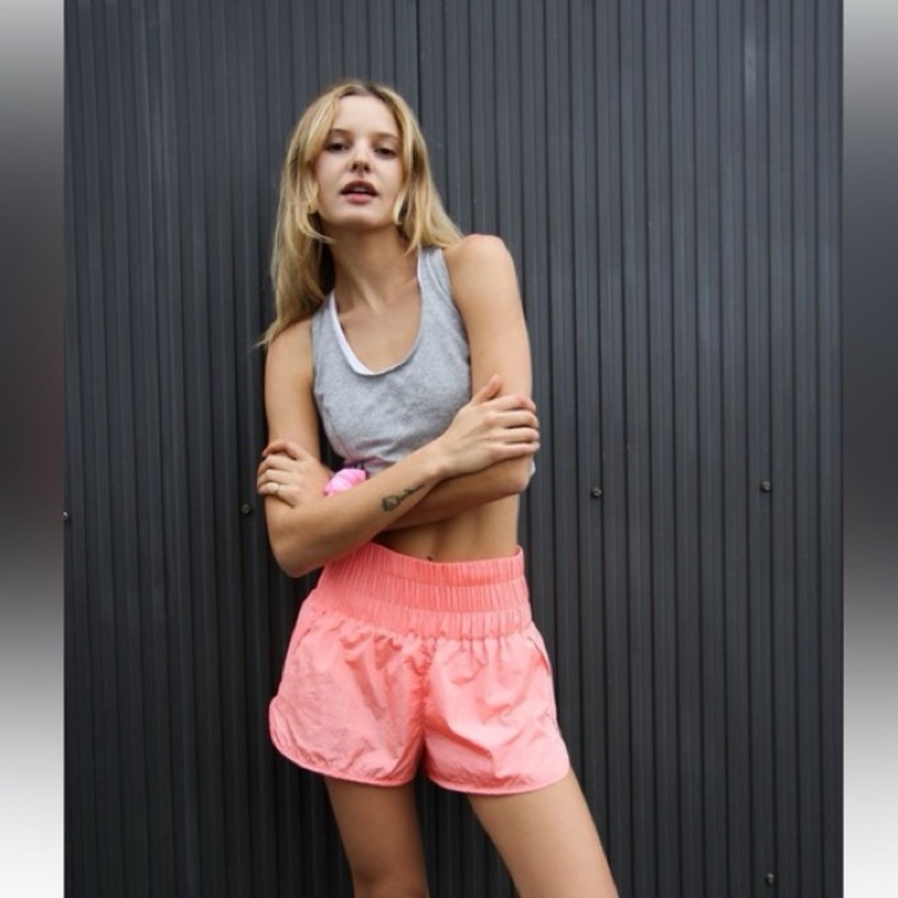 Free people way home short in papaya punch